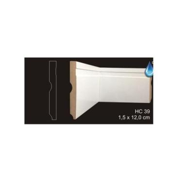 Imagem de RODAPÉ CAVIMAD C/PASSA FIO 15 x 120 - HC39 12 BARRAS - Adrel/Cavimad