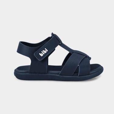 Imagem de Sandália Infantil Bibi Baby Soft II Azul Marinho, 24