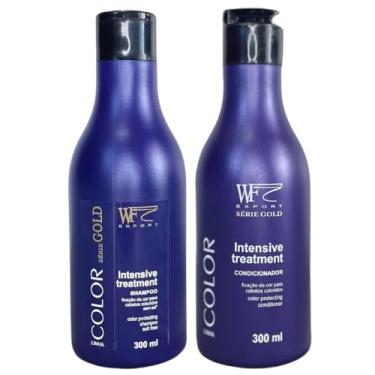 Imagem de Kit Shampoo e Cond para Cabelos Coloridos Menor Desbotamento Cor Prolongada Proteção da Cor WF 600ml