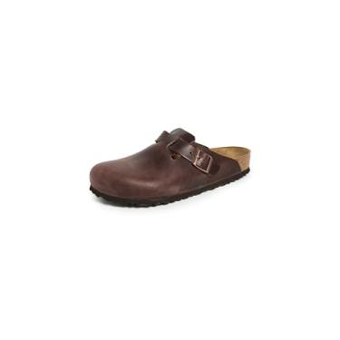 Imagem de Birkenstock Sandálias masculinas Boston SFB, Havana, marrom, 39 M EUA