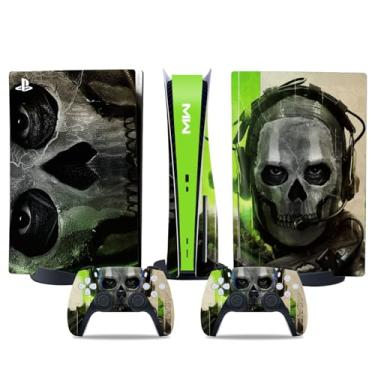 Imagem de MaD Vision® Extra-Durable Vinyl Skin Set for PS5 Disc + 5 Pairs of Aiming Rings | Scratch-Resistant Sticker Kit for PlayStation 5 + 2 Controllers – for Call of Duty|COD Design