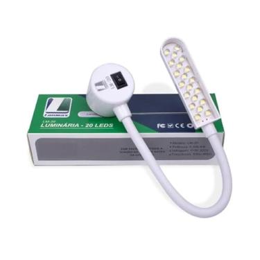 Imagem de Luminaria 20 Leds Haste Flexivel Maquina Costura Bivolt Lanmax
