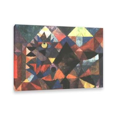 Imagem de Paul Klee Arte de parede The Light and So Much Else Poster surrealismo Impressão de arte em tela por Paul Klee Pintura arte de imagem quarto sala de estar escritório decoração de parede 100 x 70 cm