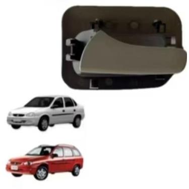 Imagem de Maçaneta interna TRASEIRA Esquerda Corsa 95 a 2002 Corsa Classic Todos