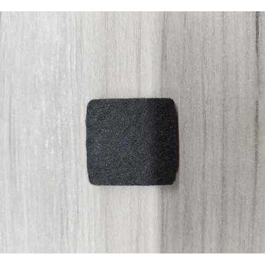 Imagem de Almofadas de feltro 20 peças, almofadas de móveis de feltro para proteger pisos de madeira, design autoadesivo, proteção contra cortes, amassados e arranhões, quadrado de 2,8 cm preto