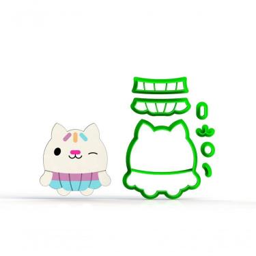 Imagem de Cortador Casa Mágica Da Gabby - Cakey Cat Tamanho 5 Cm
