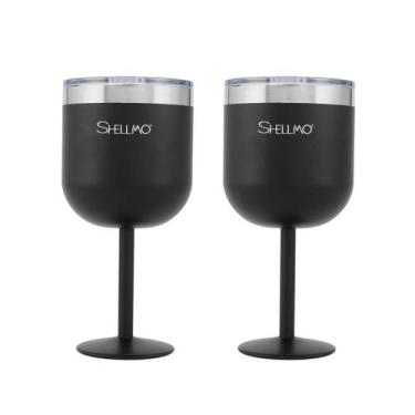 Imagem de Kit 2 Taças para Gin - 530ML - Shellmo, PRETO