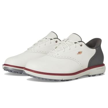 Imagem de Skechers Tênis de golfe masculino Prestige Slip-in Arch Fit, Cinza natural sem pontas, 9.5 Wide