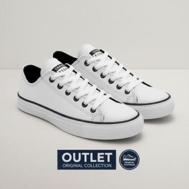 Imagem de Tênis Cano Baixo Branco Star Unissex Estilo Moderno Atemporal e Super 