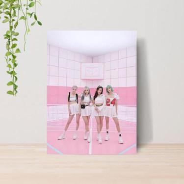 Imagem de Quadro Black Pink Kpop A4  Placa MDF 16 - Lomi Art