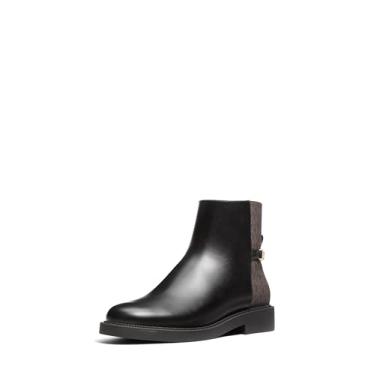 Imagem de Michael Kors Bota feminina Mandy Bootie no tornozelo, Marrom/preto, 35