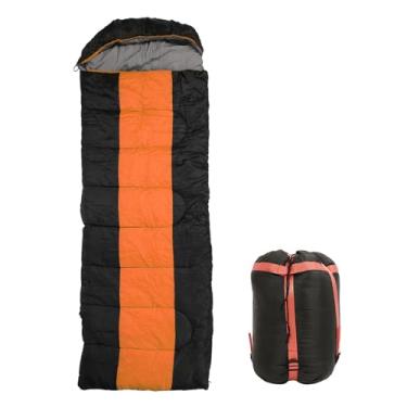 Imagem de GOTOTOP Saco de Dormir Aquecido Elétrico, 5V Alimentado por USB Bolsa para Adultos Com 3 Configurações de Temperatura Ajustáveis ​​Tipo C Porta Compacta Dobrável Acampamento Caminhada (Laranja)