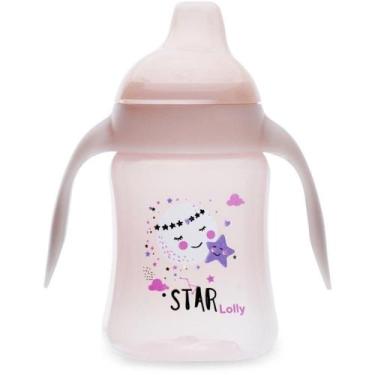 Imagem de Copo treinamento star silicone 250ml rosa lolly unidade