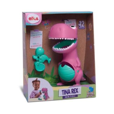 Imagem de Boneco Infantil Tina Rex Papa Tudo Dinossauro Elka - 1299