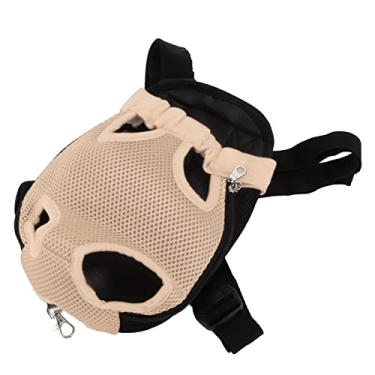 Imagem de Zhjvihx Mochila Transportadora Frontal para Animais de Estimação, Mochila Leve No Peito para Animais de Estimação para Viagens, Caminhadas, Bicicleta, Motocicleta (L)