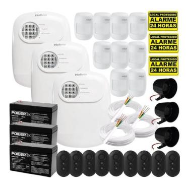 Imagem de Kit Para Instalador 3 Alarmes Anm 24 Net Completos Intelbras