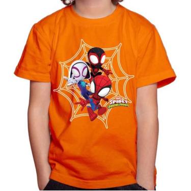 Imagem de Camiseta Camisa Infantil Juvenil Super Herói Homem Aranha Spider Man M