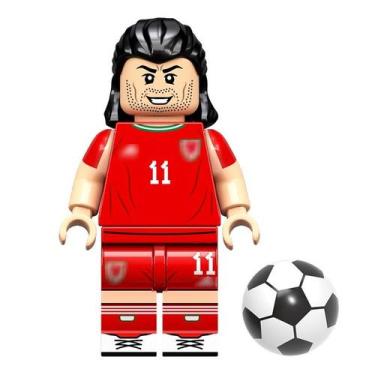 Imagem de Boneco jogador futebol bloco de montar escolha, BALE