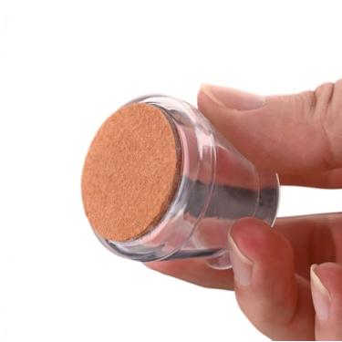 Imagem de Protetor de Silicone para Pés de Cadeira com Feltro, Anti-Risco, Kit com 4/8/16 Unidades (16, Redondo 3cm x 3cm)