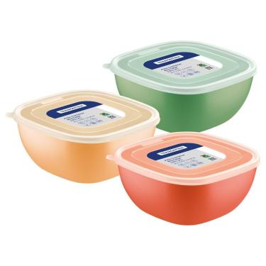 Imagem de Pote Tramontina Mixcolor Em Polipropileno Com Tampa Transparente 4 L