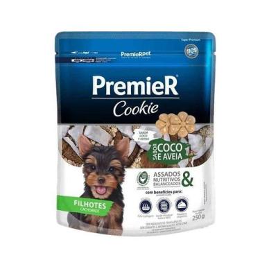 Imagem de Biscoito Premier Cookie para Cães Filhotes Sabor Aveia e Coco 250g - N