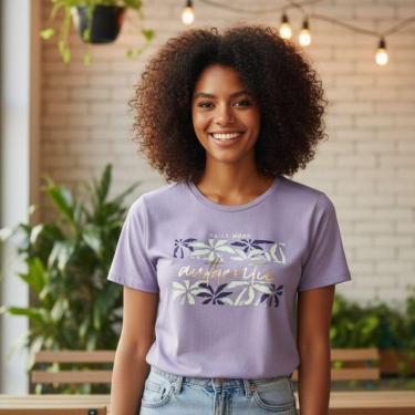 Imagem de Blusa Básica Feminina Estampada- Habana-Feminino