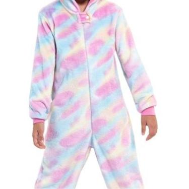 Imagem de Pijama Macacão Unicórnio com Capuz Veggi - Unicórnio - 04-Feminino