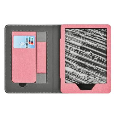 Imagem de Akacy Padrão pintado com alça capa protetora de couro PU para Kindle Paperwhite de 6,0 polegadas 11ª geração lançado em 2022/2024 (Modelo: C2V2L3/RS23CV) (14)