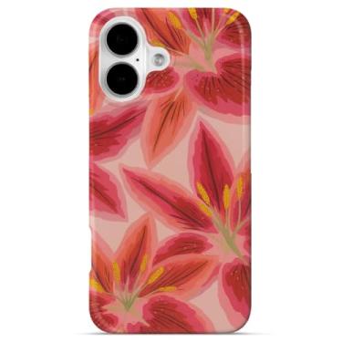 Imagem de GEQCDBN Capa para iPhone 16, capa protetora de TPU (poliuretano termoplástico) à prova de choque e estética para mulheres e meninas de 6,1 polegadas