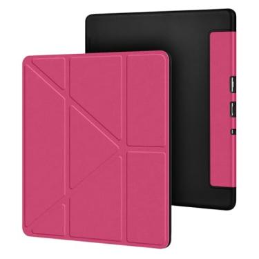 Imagem de Akacy Capa protetora de couro TPU para Kindle Scribe 10,2 polegadas modelos 2022 e 2024 com suporte de caneta com função hibernar/despertar automática (5)