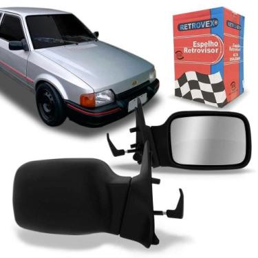 Imagem de Par Retrovisor Escort 87 88 89 90 91 1992 Manual - Sp Acessórios
