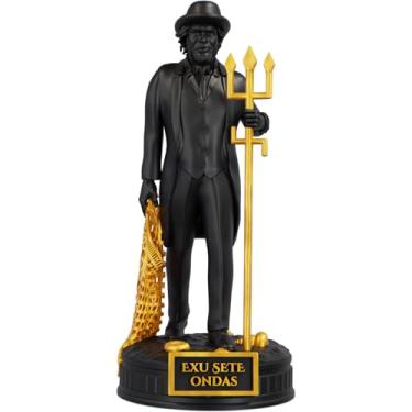 Imagem de Estátua Exu Sete Ondas Umbanda Candomblé (Aurum Noctis)