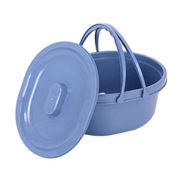 Imagem de KiBcsLic Urinol portátil para cabeceira, balde sanitário portátil, urinol prático para uso noturno, suporte para urinar em barracas de quarto, para uso