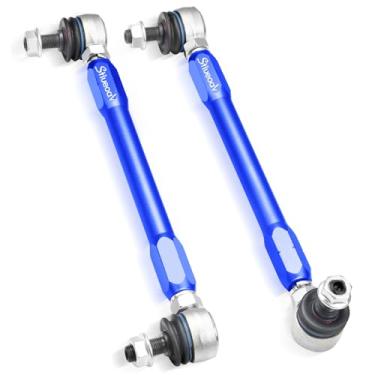 Imagem de Stiueoav K750523 Elo de barra oscilante ajustável - Elo de extremidade estabilizador frontal de alumínio compatível com Accent 2012-2022 Elantra 2011-2016 Tucson 2014-2021 Rio 2014-2018 Forte