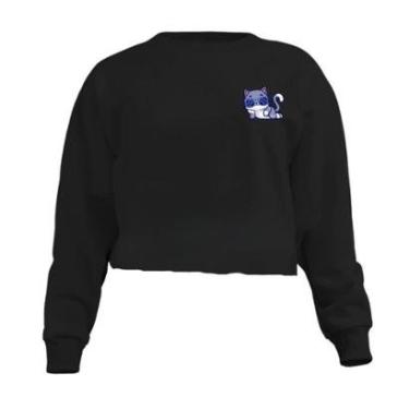 Imagem de Blusa Calttony Moletom Gato Feminino-Feminino