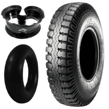 Imagem de Kit Pneu 1000-20 16 Lonas 146/143J At59 Anteo + Camara + Protetor