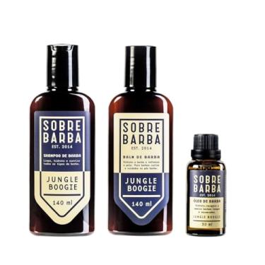 Imagem de Sobrebarba - Trio Shampoo, Balm e Óleo de Barba - Jungle Boogie