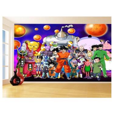 Imagem de Papel De Parede 3D Dragon Ball Goku Vegeta Anime 3,5M Dbz09 - Você Dec