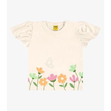 Imagem de Blusa Infantil em Meia Malha Rovi Kids Bege - Rovitex Kids, 6, Bege