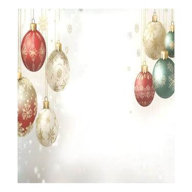 Imagem de SEHANY Capa magnética de bola de Natal, adesivos magnéticos de decoração de Natal antiarranhões para painel de geladeira e lava-louças, decoração de Natal de cozinha doméstica 58 x 66 cm