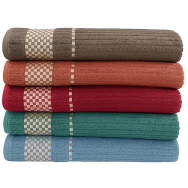 Imagem de 5 Toalha Banho Banhao Gigante Grossa Fofinha Premium Luxo