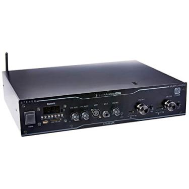 Imagem de Amplificador Receiver Para Som Ambiente, Frahm, Linha Slim App 31791, Bluetooth A2DP, 600, Preto, Pequeno
