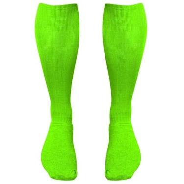 Imagem de Meião Futebol Kanxa Juvenil, Verde neon, 33/38