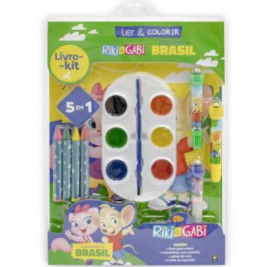 Imagem de Livro - Ler & colorir: Riki & Gabi - Volta ao mundo