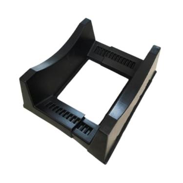 Imagem de Mqetly Suporte para pneus de carro com largura ajustável, suporte para aros, expositor de rodas para feiras comerciais, Preto