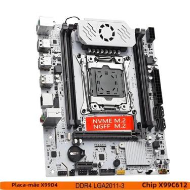 Imagem de Placa-Mãe X99 DDR4 LGA 2011-3 - Suporte Xeon E5 V3/V4, NVMe e M.2, Pla