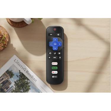 Imagem de Controle remoto de substituição universal para Smart TVs Roku LED/LCD/HD/4K/UHD