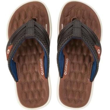 Imagem de Chinelo Dedo Infantil Menino Casual Dia a Dia Passeio Ultra Conforto Cartago 12497-Masculino