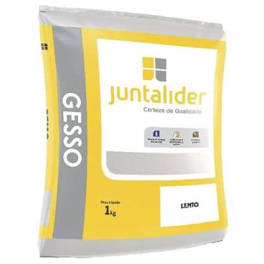 Imagem de Gesso Juntalider Secagem Lento 1kg - Código 91383