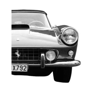 Imagem de Pôster De Carro Luxuoso Preto E Branco Em HD, Arte Moderna Para Decora